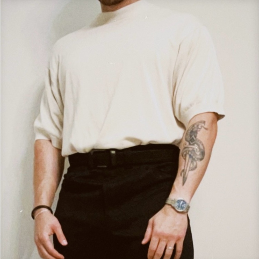 Men’s Vintage Style Short Sleeve Sweater
